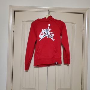 Air Jordan Red Pullover Hoodie